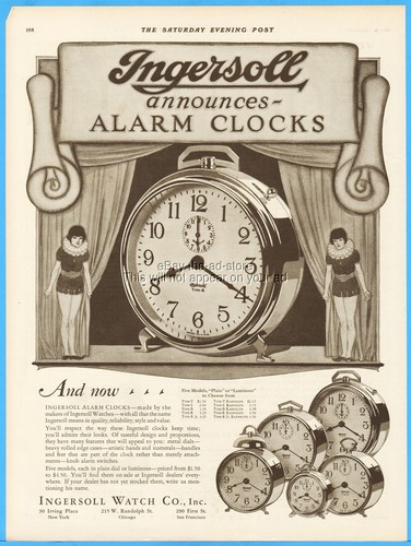 1927 ingersoll watch ad - 1927, co