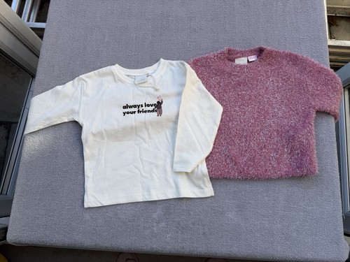 Zara girls shirt and jumper - and,
