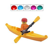 Genuine LEGO® Kayak / Canoe Gift Male Minifigure Kayaker Canoeist Fathers Day 5
