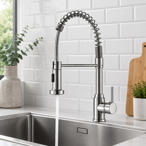 Pull out kitchen tap - pull,