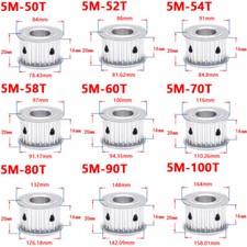 5M 50T-120Teeth Timing Pulley