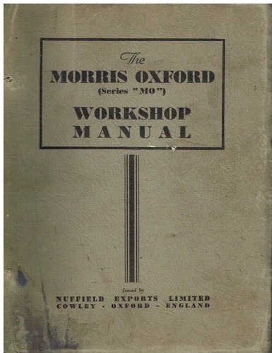 Morris oxford series - mo, saloon