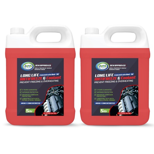 Red antifreeze coolant for car - antifreeze,