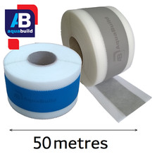 50 Metres Waterproof Tanking Tape Fleece-backed Wet Room System Aqua Shower Seal