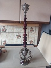 Antique Vintage 31" Shisha / Hookah Pipe Hand Engraved Floral Design