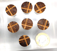 7 Vintage Antler or Tagua Nut