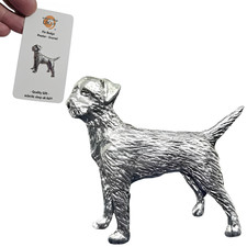 Border Terrier Pin Badge