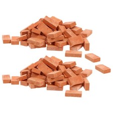 100 Pcs Mini Bricks Clay