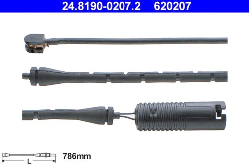Disc brake pad wear - disc,