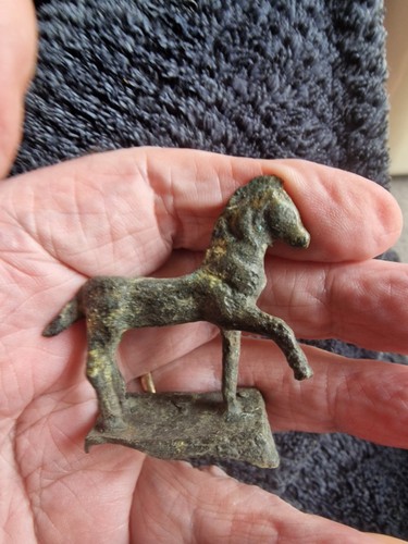 Roman bronze horse circa - roman, 1st
