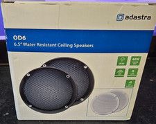 ADASTRA OD6-W8 WATER RESISTANT IP35 MARINE SPEAKERS IN WHITE 40W 8OHM 6.5" 165MM