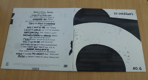 Sheeran 6 collaborations - ed,