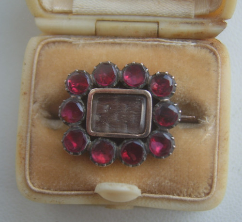 Antique georgian flat cut - flat,