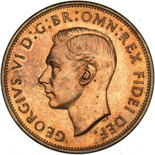 1950 Proof Penny - George VI