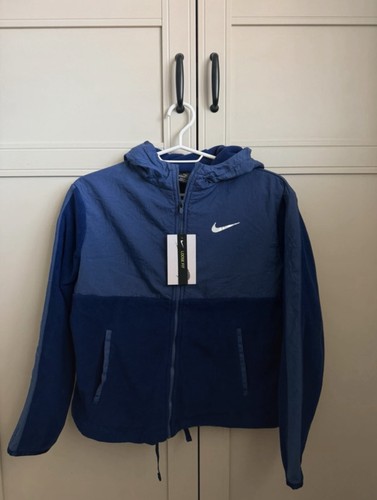 Nike girls fleece jacket blue