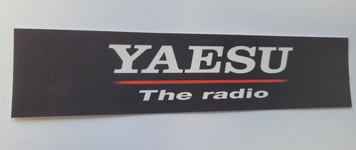 Yaesu sticker the radio - sticker, ham
