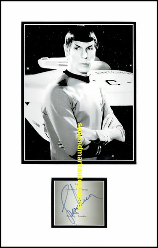 Leonard nimoy signed - leonard,