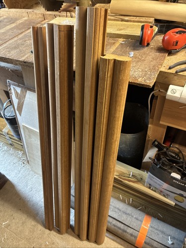 Solid teak bannister - teak, old