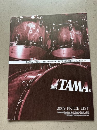 Tama drums price list 2009 - tama,
