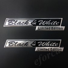 2pcs Metal Black & White