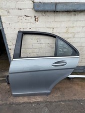 MERCEDES C180 CGI 2010 AMG PASSENGER SIDE, LEFT REAR DOOR GREY 792