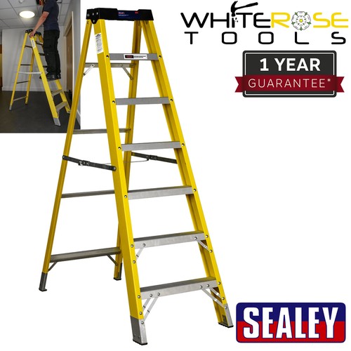 Sealey fibreglass step ladder - sealey,