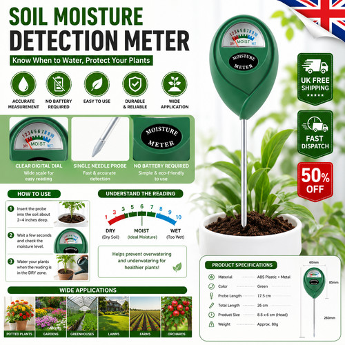 Soil moisture meter watering - moisture,