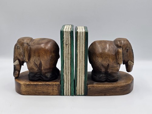Vintage pair hand carved - vintage,