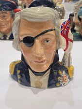 Royal Doulton Small Nelson Character Jug D6963  Exclusive Collectors Club Item