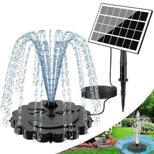 Solar fountain pump with - fountain,