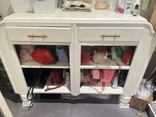 Oak and Painted TV Cabinet