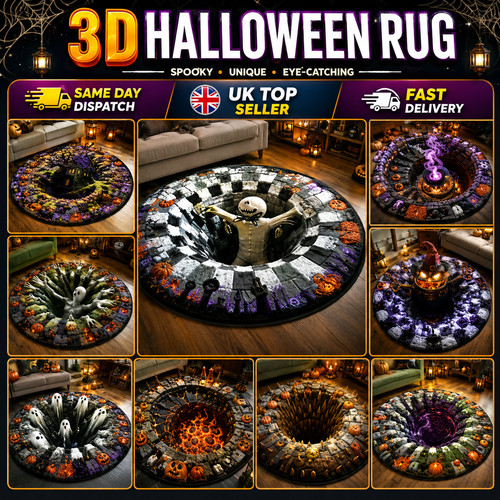 Halloween rug novelty - 3d,