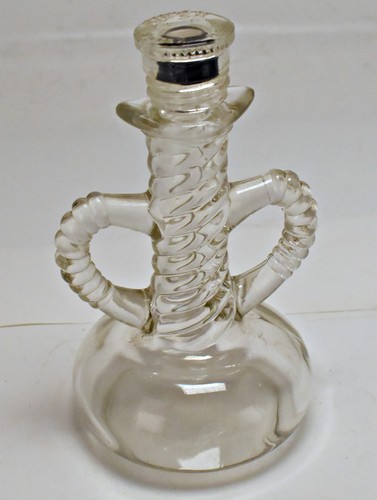 Vintage hand blown clear art - hand,