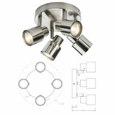 Knightsbridge Modern 4 Way LED