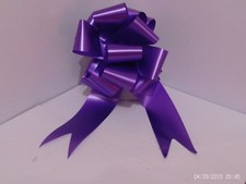 Wedding Car Kit 1 , 3 or 5 Large Pull Bows & 7 Metres of Poly Ribbon 21 Colours