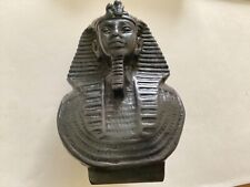 Rare ANCIENT EGYPTIAN Statue King Tutankhamun head of hard Black Basalt stone