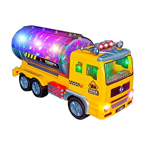 Electric oil tanker toy truck - toy,