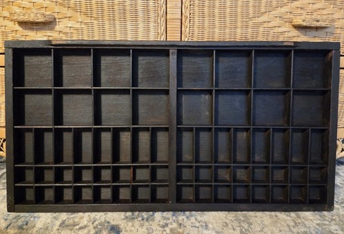 Antique printer type case - printer's,