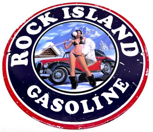 Vintage rock island - rock, gasoline