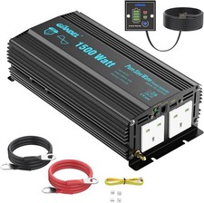 Pure Sine Wave Power Inverter 1500W DC 12V to AC 230V 240V with DISPLAY