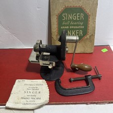 Singer Ball Bearing Hand Operated Pinking Machine 121379 Pinker 1935 USA