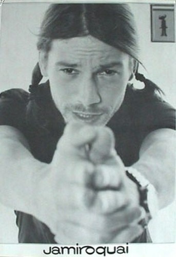 Jamiroquai poster pointing - poster, at