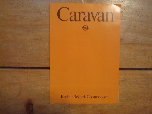 1982 opel caravan brochure - 1982,