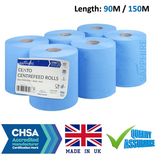 150m blue roll - centre, feed