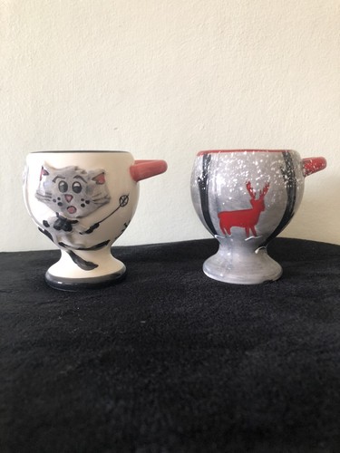 Egg cups terres et - x2,