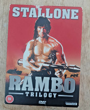 Rambo Trilogy DVD (2000) Sylvester Stallone, Kotcheff (DIR) cert 18 Great Value