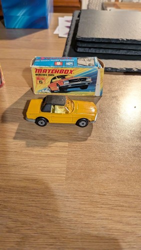 Matchbox car and box