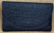 Ladies Bow Motif Leather