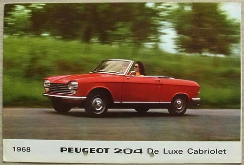 Peugeot 204 luxe - de, &