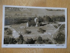 Old Real Aerial Photo Postcard of St Martha's On The Hill, Surrey